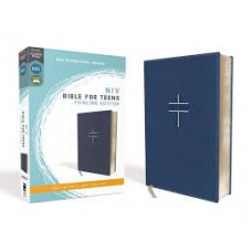 NIV Bible for Teens Thinline Edition - Blue Leathersoft